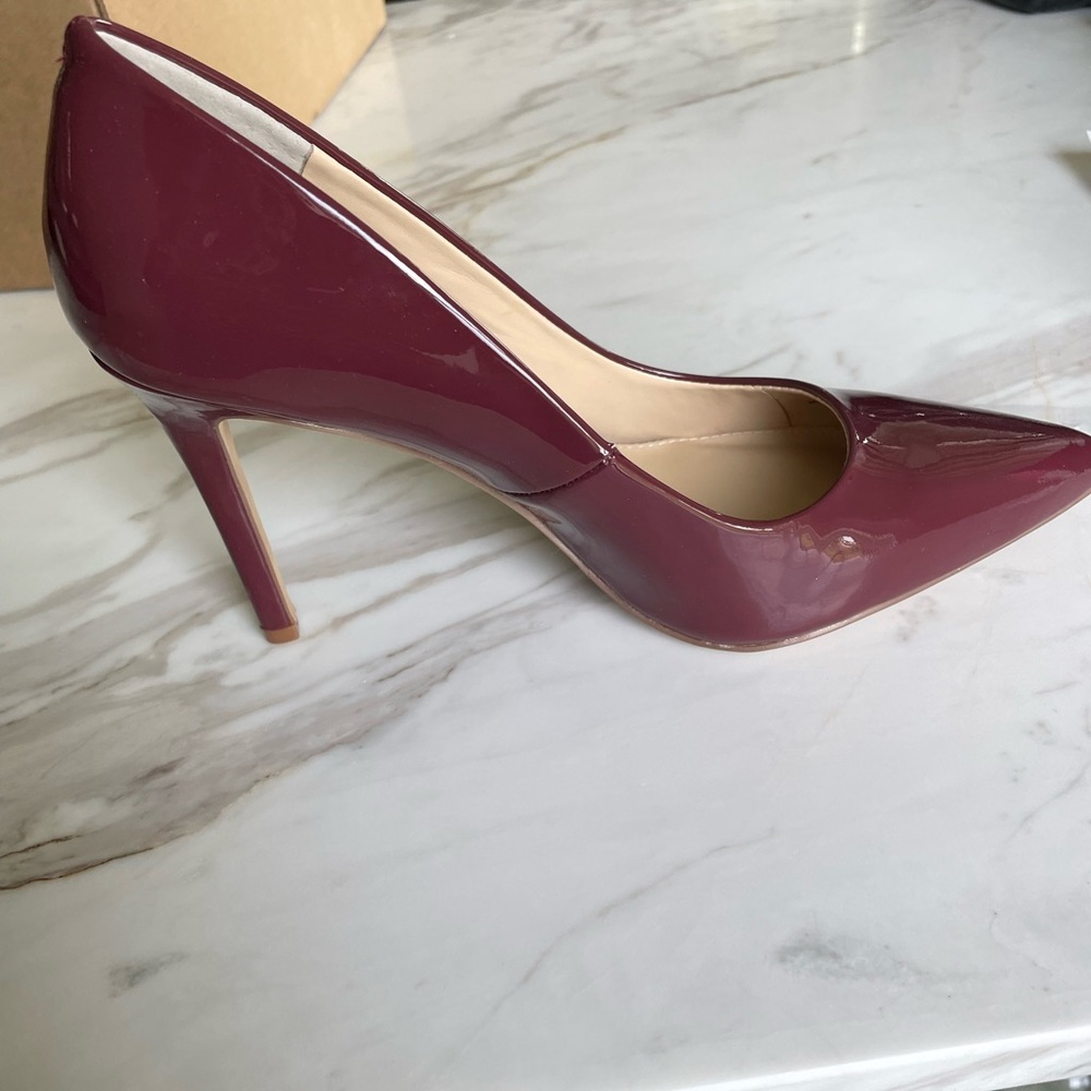 Vince Camuto Pointed Toe Pumps - Fired Brick is the color - Brand New Never Worn